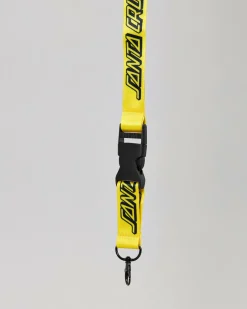 Santa Cruz Classic Strip Lanyard Yellow Discount