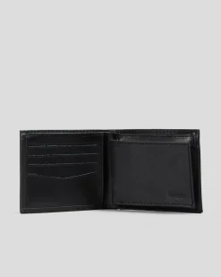 Rip Curl Classic Surf RFID 2 In 1 Leather Wallet Black