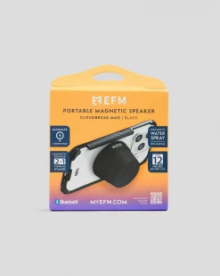 EFM Cloudbreak MagSafe Bluetooth Speaker Black Outlet