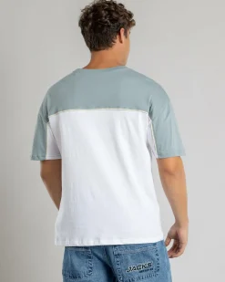 Jacks Cloudline T-Shirt White/ Sage Online