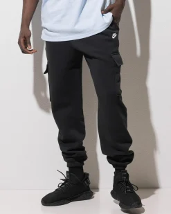 Nike Club Fleece Cargo Pants Black/black/white Discount