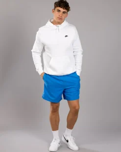 Nike Club Fleece Hoodie White/white/black Hot