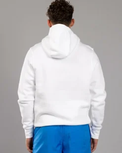 Nike Club Fleece Hoodie White/white/black Hot