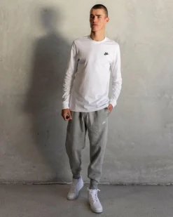 Nike Club Fleece Track Pants Dk Grey Heather/lt Smoke Sale