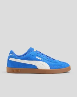 Puma Club II Era Suede Shoes Mountain Blue/puma White Outlet