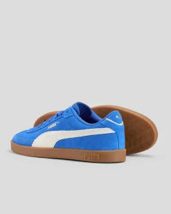 Puma Club II Era Suede Shoes Mountain Blue/puma White Outlet