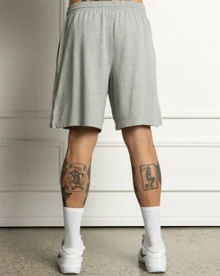 Nike Club Knit Shorts Dk Grey Heather/white Outlet
