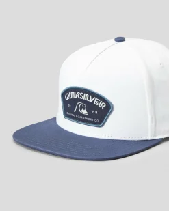 Quiksilver Club Master Snapback Cap Crown Blue Best