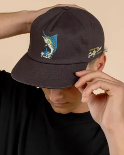 Salty Crew Coastal 5 Panel Cap Coal New