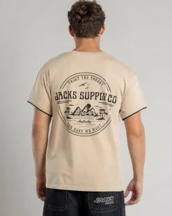 Skylark Coastal Bliss T-Shirt Sand Acid New