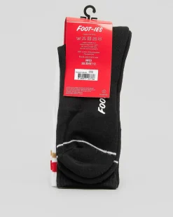FOOT-IES Coke Can Sneaker Socks 2 Pack White/black