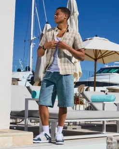 Dexter Collision Walk Shorts Blue Clearance