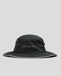 Skylark Combat Wide Brim Hat Black/charcoal Clearance