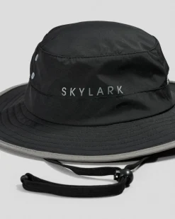 Skylark Combat Wide Brim Hat Black/charcoal Clearance