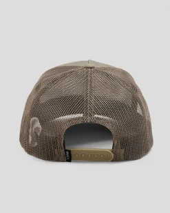 RVCA Commonwealth Curved Trucker Cap Mushroom Best