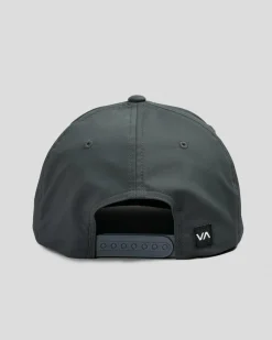 RVCA Commonwealth Deluxe Snapback Cap Charcoal Clearance