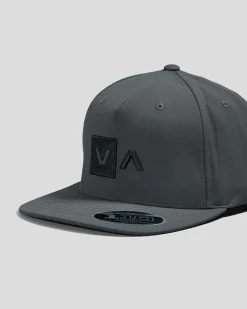 RVCA Commonwealth Deluxe Snapback Cap Charcoal Clearance