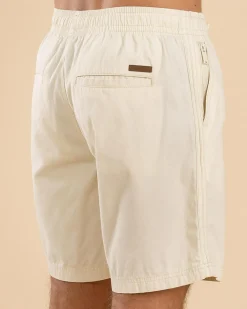 Lucid Conclude Elastic Waist Shorts Off White Outlet