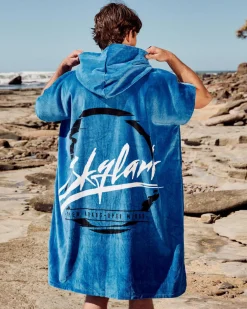 Skylark Continual Hooded Towel Slate Blue Hot