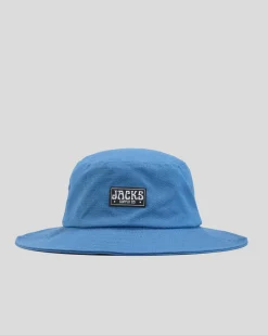 Jacks Contour Wide Brim Hat Navy Hot