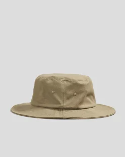 Jacks Contour Wide Brim Hat Olive Online