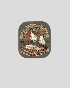 The Mad Hueys Cookedatoo Trio Sticker Olive Discount