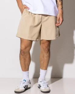 S-Double Cord Coast Shorts Putty Clearance