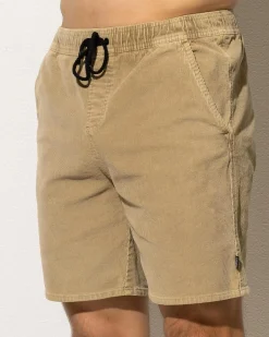 Silent Theory Cord Shorts Tan Outlet