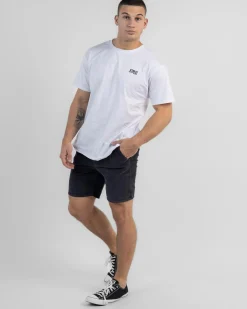 Silent Theory Cord Shorts Washed Black New