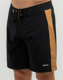 Rhythm Core Trunk Board Shorts Black Clearance