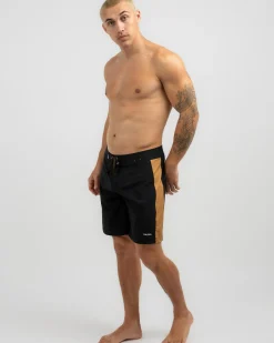 Rhythm Core Trunk Board Shorts Black Clearance