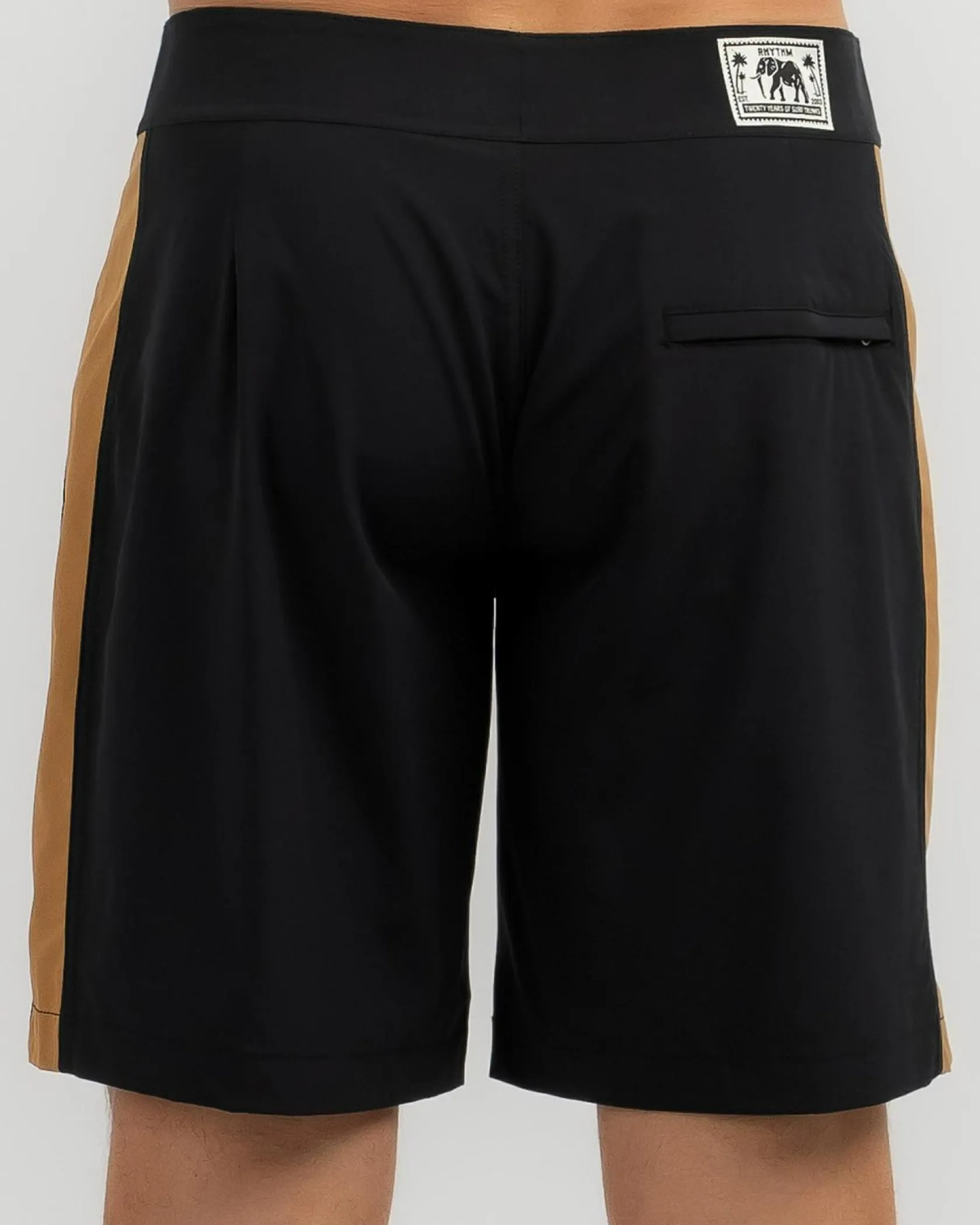 Rhythm Core Trunk Board Shorts Black Clearance