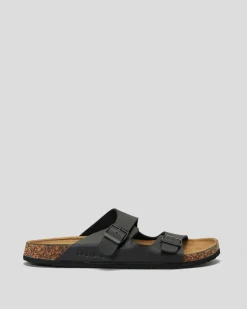 Lucid Cortina Sandals Black Pu Outlet