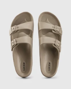 Lucid Cortina Sandals Mushroom Best