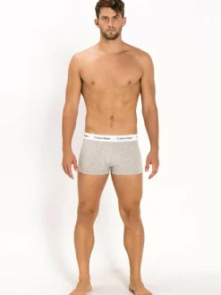 Calvin Klein Cotton Stretch Low Rise Trunks 3 Pack Assorted Outlet