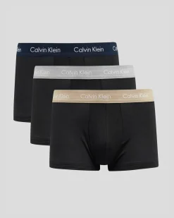 Calvin Klein Cotton Stretch Low Rise Trunks 3 Pack Multi Best