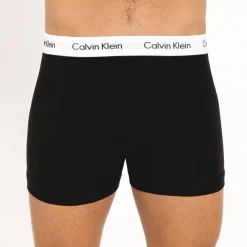 Calvin Klein Cotton Stretch Trunks 3 Pack Black Clearance