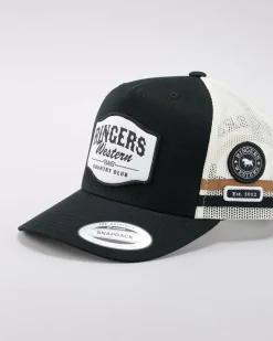 Ringers Western Country Club Deep Fit Trucker Cap Black Best