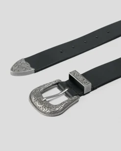 Lucid Country Leather Belt Black Sale