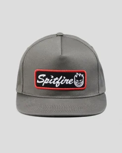 Spitfire Courier Patch Snapback Cap Charcoal/black Sale