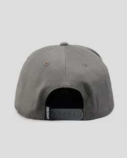 Spitfire Courier Patch Snapback Cap Charcoal/black Sale