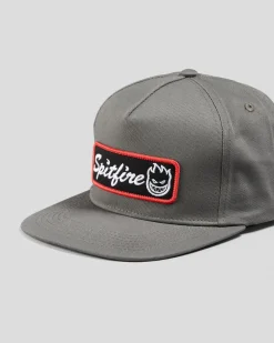 Spitfire Courier Patch Snapback Cap Charcoal/black Sale
