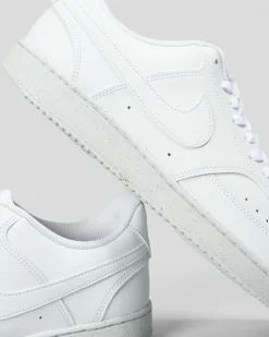 Nike Court Vision Low Next Nature Shoes White/white-white Discount