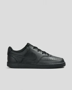 Nike Court Vision Low Next Nature Shoes Black/black-black Outlet