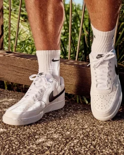 Nike Court Vision Low Next Nature Shoes White/black-white Hot