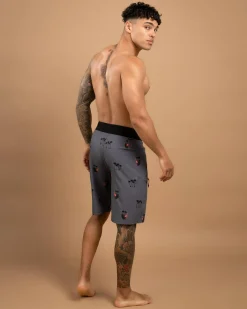 Skylark Cove Board Shorts Grey Hot