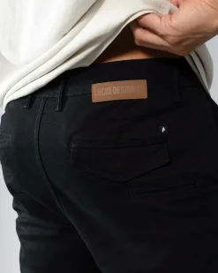 Lucid Crescent Chino Pants Black Online