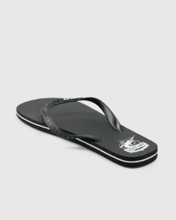 Salty Life Crested Thongs Black/white Discount