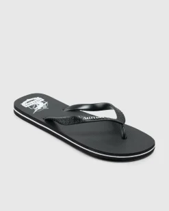 Salty Life Crested Thongs Black/white Discount