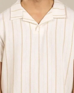 Skylark Crestline Polo Shirt Off White Best
